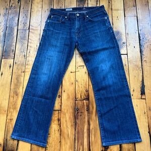 AG Adriano Goldschmied Men’s 32x34 (Fits 32x29) The Hero Jeans Relaxed Faded